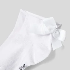 Jacadi Accessoires|分类为空>Mädchensocken mit Schleife JACADI WEISS