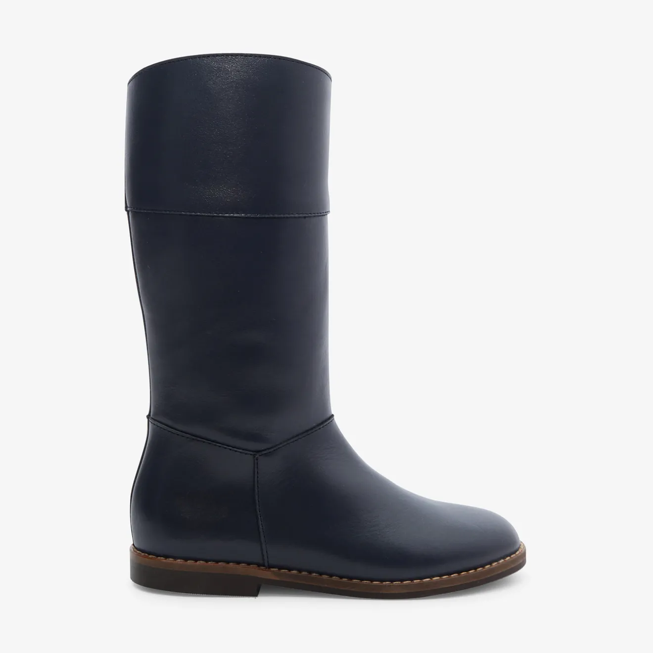 Jacadi Stiefel>Mädchen-Stiefel aus Leder MARINEBLAU JACADI