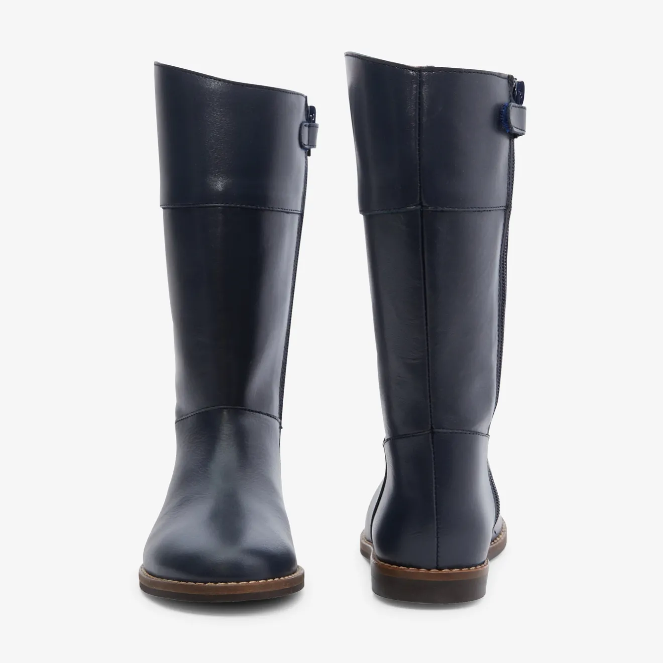 Jacadi Stiefel>Mädchen-Stiefel aus Leder MARINEBLAU JACADI