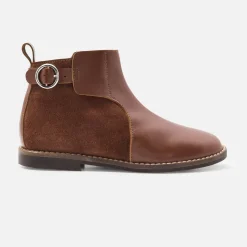Jacadi Stiefeletten>Mädchen-Stiefeletten aus Leder NATÜRLICH