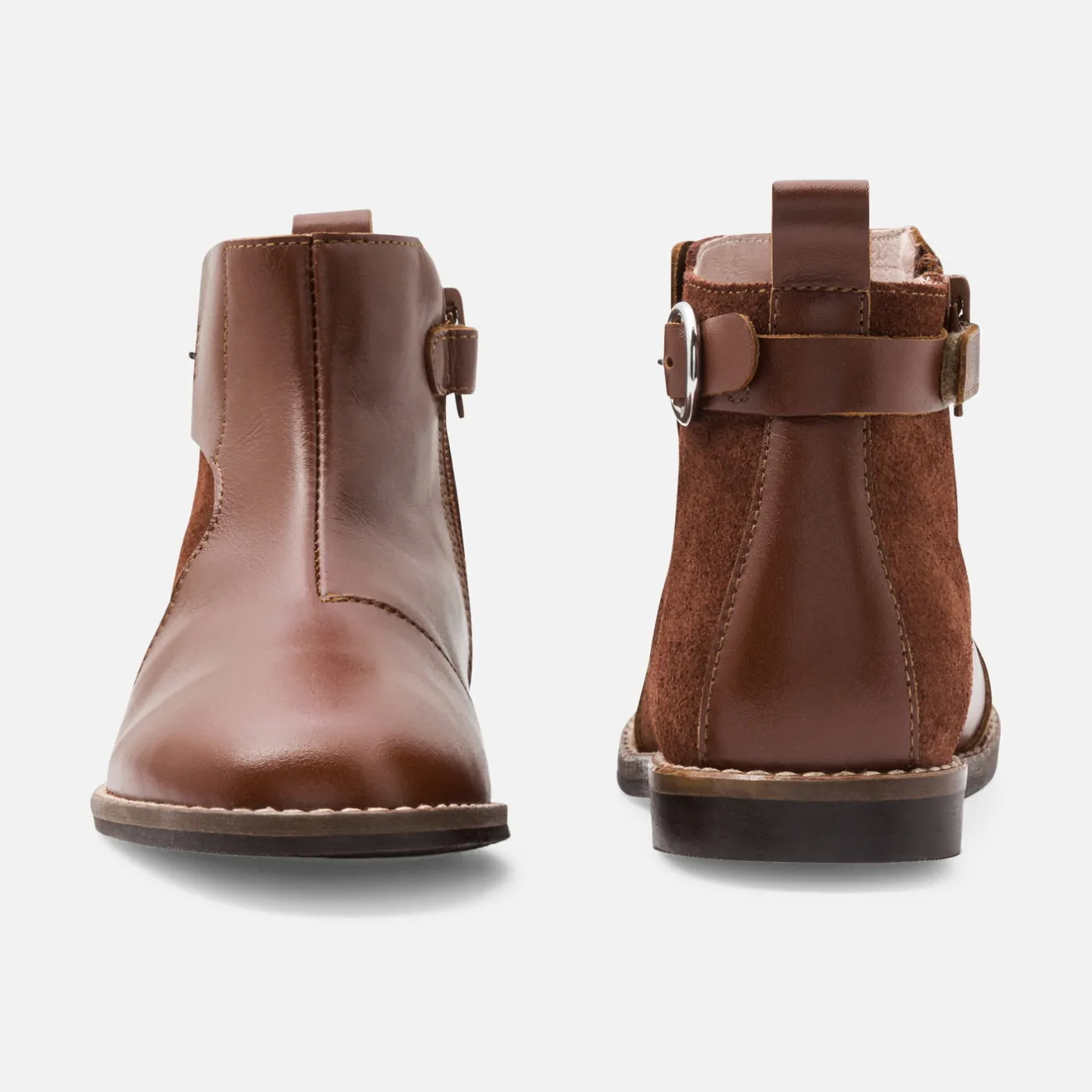 Jacadi Stiefeletten>Mädchen-Stiefeletten aus Leder NATÜRLICH