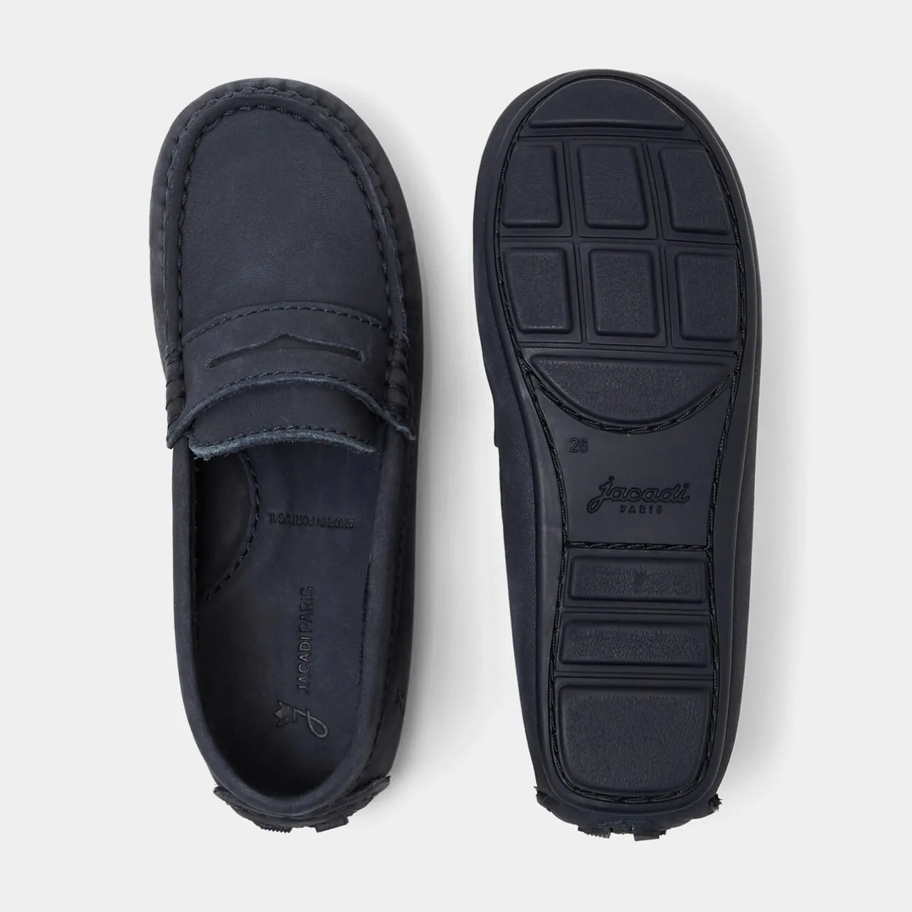 Jacadi Halbschuhe & Mokassins>Mokassins für Jungen aus Nubukleder MARINEBLAU JACADI