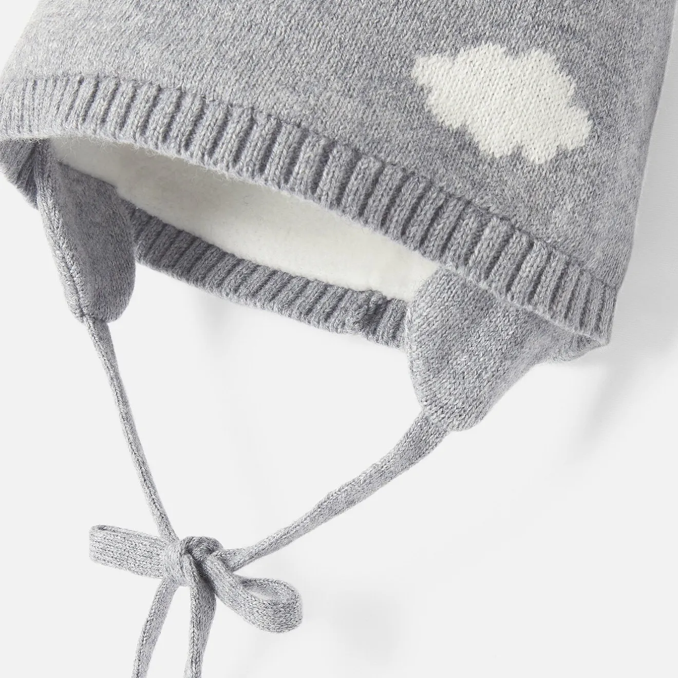 Jacadi Accessoires>Mütze mit Pompon für Jungen GRAU/ECRU