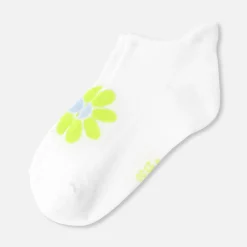 Jacadi Accessoires|分类为空>Niedrige Mädchen-Socken WEISS/GRÜN