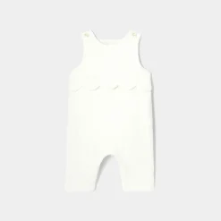 Jacadi Spieler, Latzhosen, Ensembles>Overall aus Cordsamt für Mädchen WEICHES JACADI WEISS
