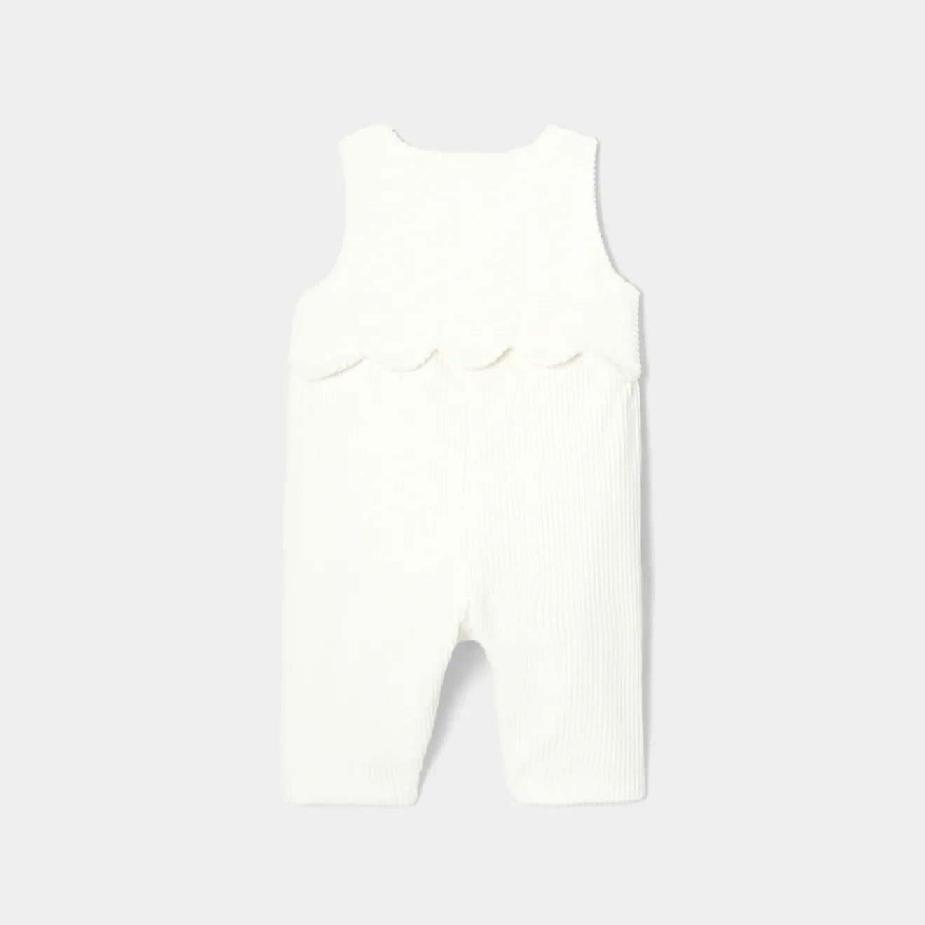 Jacadi Spieler, Latzhosen, Ensembles>Overall aus Cordsamt für Mädchen WEICHES JACADI WEISS