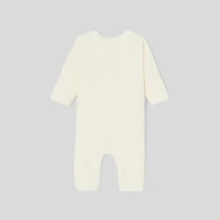 Jacadi Spieler, Latzhosen, Ensembles>Overall aus Kaschmir WEICHES JACADI WEISS
