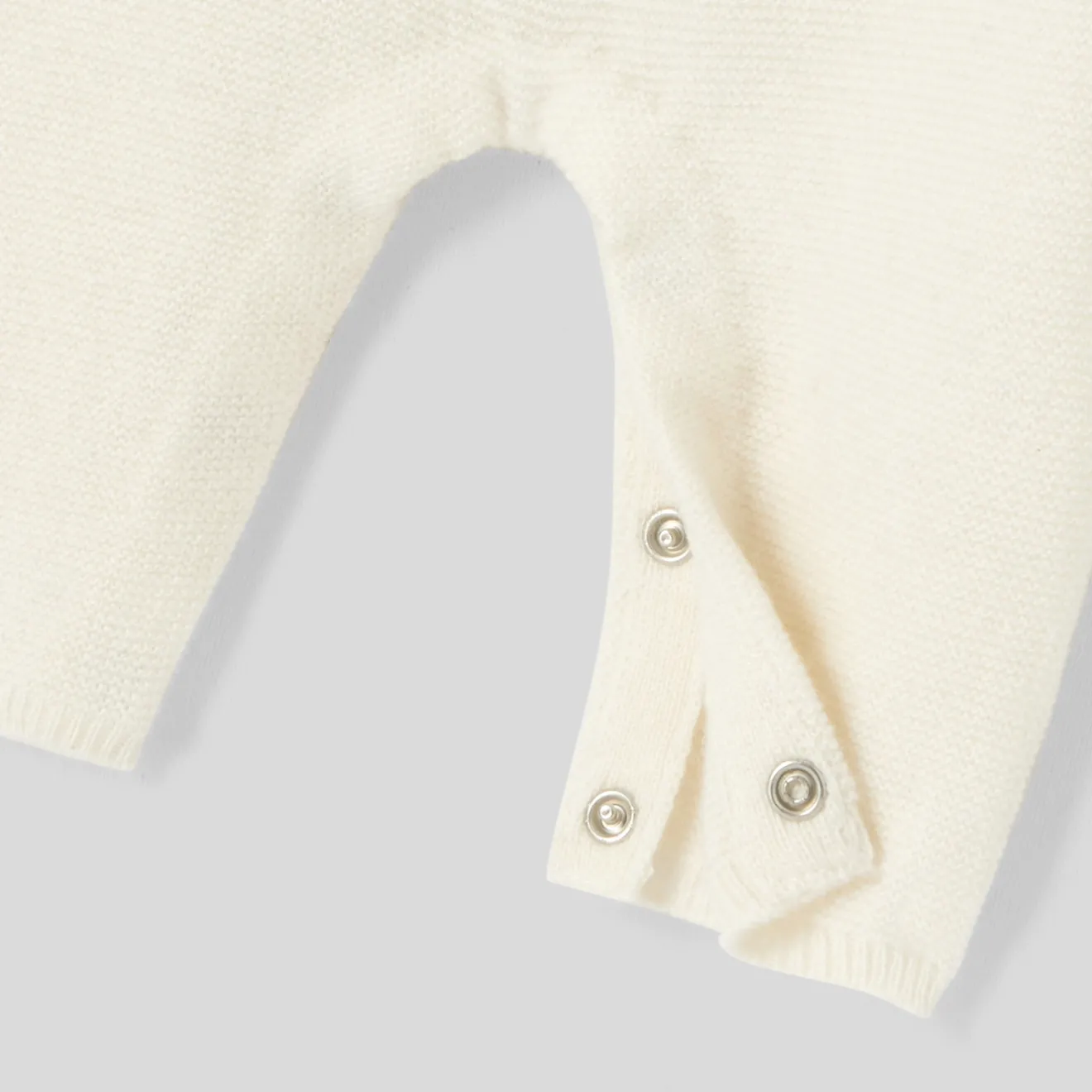 Jacadi Spieler, Latzhosen, Ensembles>Overall aus Kaschmir WEICHES JACADI WEISS