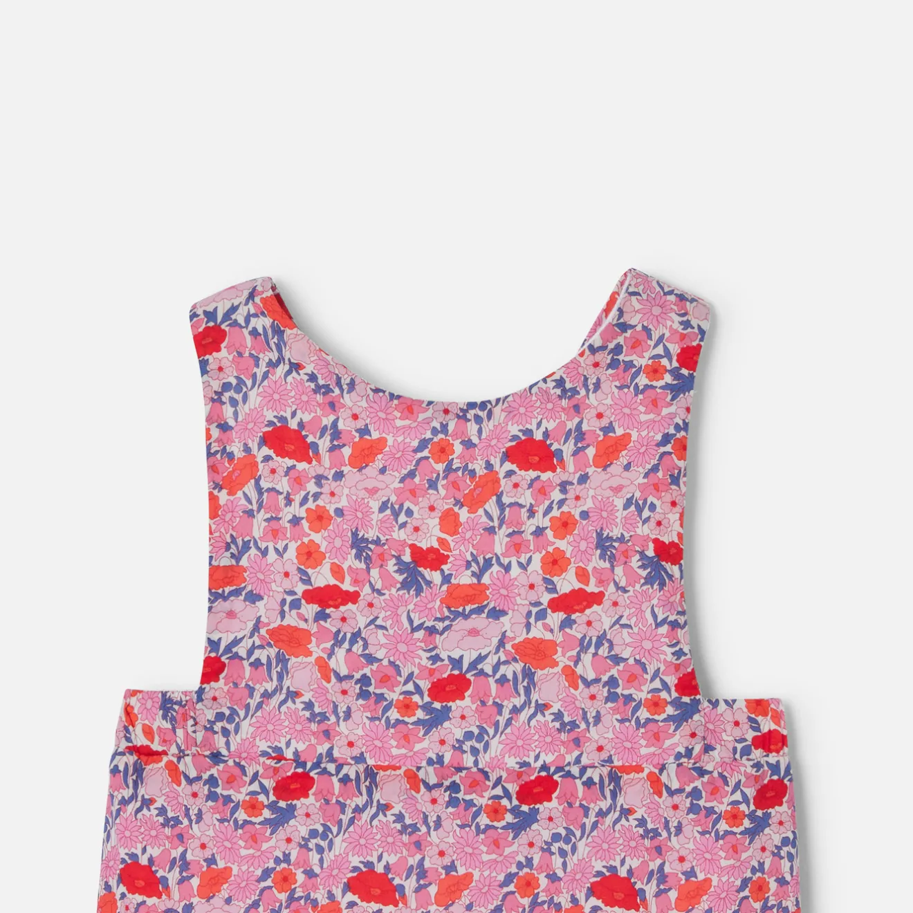 Jacadi Spieler, Latzhosen, Ensembles>Overall aus Liberty-Stoff für Baby Mädchen ROSA/MEHRFARBIG