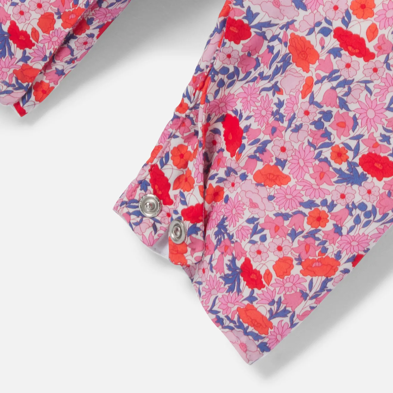 Jacadi Spieler, Latzhosen, Ensembles>Overall aus Liberty-Stoff für Baby Mädchen ROSA/MEHRFARBIG