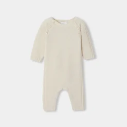 Jacadi Spieler, Latzhosen, Ensembles>Overall für Babys aus Kaschmir WEICHES JACADI WEISS