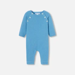 Jacadi Spieler, Latzhosen, Ensembles>Overall für Babys aus Kaschmir PREUSSISCHBLAU