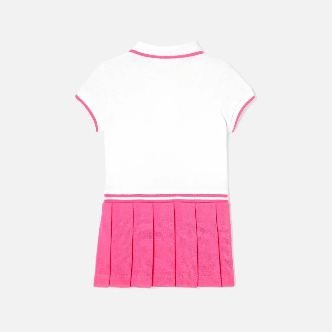 Jacadi Kleider>Polokleid für Mädchen WEISS/ROSA