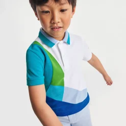 Jacadi T-Shirts, Polos, Langarmshirts>Poloshirt aus Baumwoll-Pikee für Jungen WEISS/MEHRFARBIG