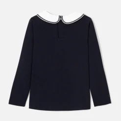 Jacadi T-Shirts, Polos, Langarmshirts>Poloshirt für Mädchen MARINEBLAU JACADI