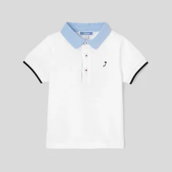 Jacadi T-Shirts, Polos, Langarmshirts>Poloshirt mit kurzen Ärmeln für Jungen JACADI WEISS