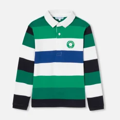 Jacadi T-Shirts, Polos, Langarmshirts>Poloshirt mit langen Ärmeln für Jungen GRÜN/MEHRFARBIG