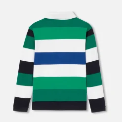 Jacadi T-Shirts, Polos, Langarmshirts>Poloshirt mit langen Ärmeln für Jungen GRÜN/MEHRFARBIG