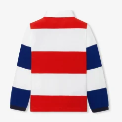 Jacadi T-Shirts, Polos, Langarmshirts>Poloshirt mit langen Ärmeln für Jungen WEISS/MEHRFARBIG