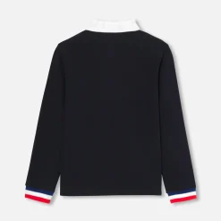 Jacadi T-Shirts, Polos, Langarmshirts>Poloshirt mit langen Ärmeln für Jungen MARINEBLAU JACADI