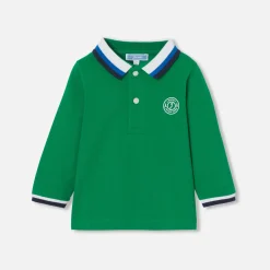 Jacadi T-Shirts, Polos, Langarmshirts>Poloshirt mit langen Ärmeln Kleinkind Junge KRESSE GRÜN