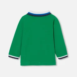 Jacadi T-Shirts, Polos, Langarmshirts>Poloshirt mit langen Ärmeln Kleinkind Junge KRESSE GRÜN