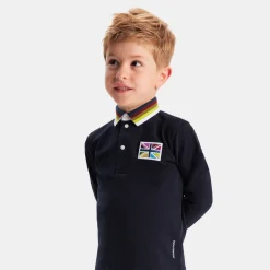 Jacadi T-Shirts, Polos, Langarmshirts>Poloshirt mit langen Ärmeln für Jungen MARINEBLAU JACADI