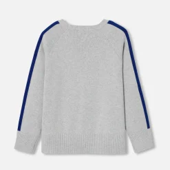 Jacadi Pullover, Sweatshirts, Strickjacken>Pullover aus Baumwolle für Jungen GRAU MELIERT HELL JACADI