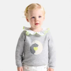 Jacadi Pullover, Sweatshirts, Strickjacken>Pullover aus Kaschmir Kleinkind Mädchen GRAU/MEHRFARBIG