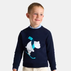 Jacadi Pullover, Sweatshirts, Strickjacken>Pullover für Jungen mit Bären-Motiv MARINEBLAU JACADI