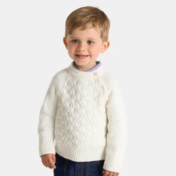 Jacadi Pullover, Sweatshirts, Strickjacken>Pullover Kleinkind Junge WEICHES JACADI WEISS