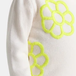 Jacadi Pullover, Sweatshirts, Strickjacken>Pullover mit aufgestickten Blumen Kleinkind Mädchen WEICHES JACADI WEISS