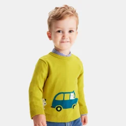 Jacadi Pullover, Sweatshirts, Strickjacken>Pullover mit modischer Intarsie Kleinkind Junge KÜMMEL
