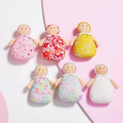Jacadi Babyspielzeug, Plüschtiere & Schnuffeltücher|Kuscheltiere & Schnuffeltücher>Puppe mit Rassel Joséphine JACADI WEISS