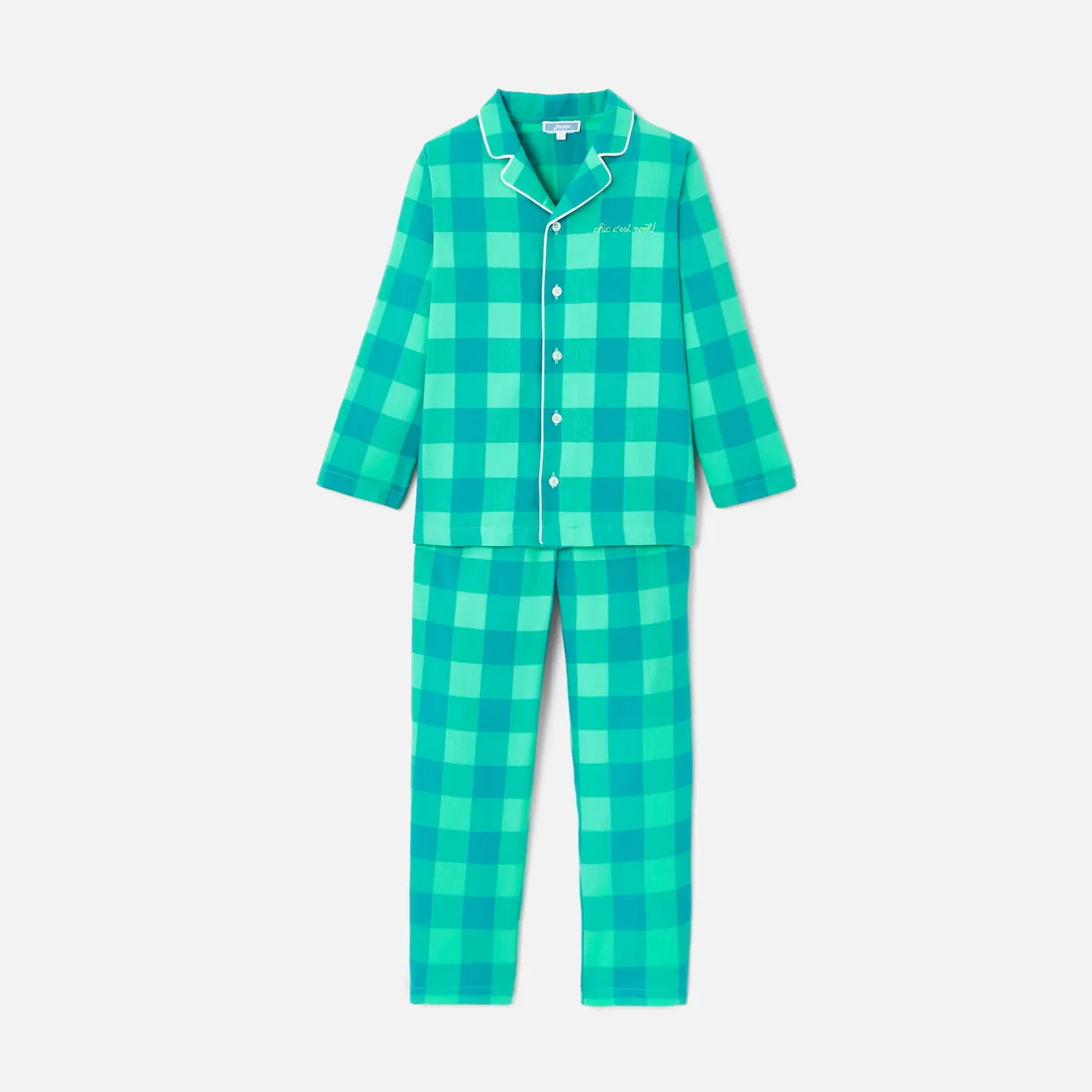 Jacadi Schlafanzüge>Pyjama aus Flanell für Jungen GRÜN/MEHRFARBIG