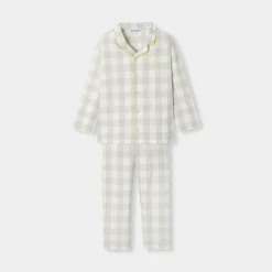 Jacadi Schlafanzüge>Pyjama aus Flanell für Jungen WEICHES WEISS/MEHRFARBIG