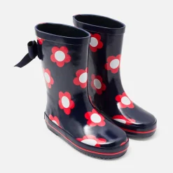 Jacadi Stiefel>Regenstiefel für Mädchen MARINEBLAU/ROT