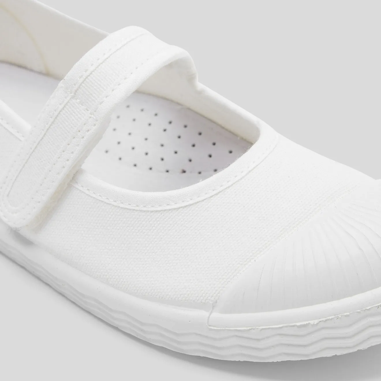 Jacadi Stoffschuhe|Ballerinas & Riemchenschuhe>Riemchenschuhe aus Canvas für Mädchen JACADI WEISS