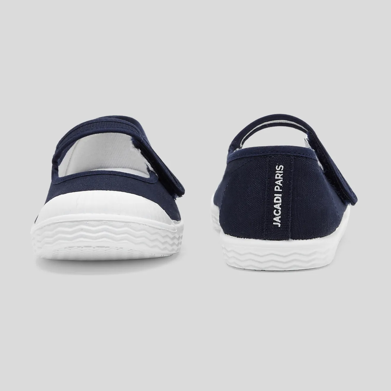 Jacadi Stoffschuhe|Ballerinas & Riemchenschuhe>Riemchenschuhe aus Canvas für Mädchen MARINEBLAU JACADI