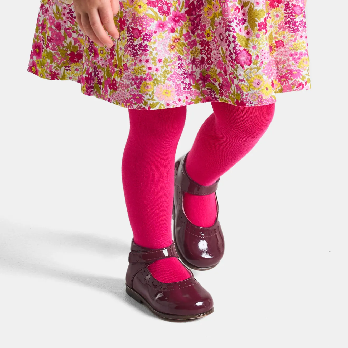 Jacadi Ballerinas & Riemchenschuhe|Schuhe>Riemchenschuhe für kleine Mädchen aus Lackleder BORDEAUX