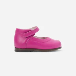 Jacadi Ballerinas & Riemchenschuhe|Schuhe>Riemchenschuhe für kleine Mädchen aus Lackleder ROSA