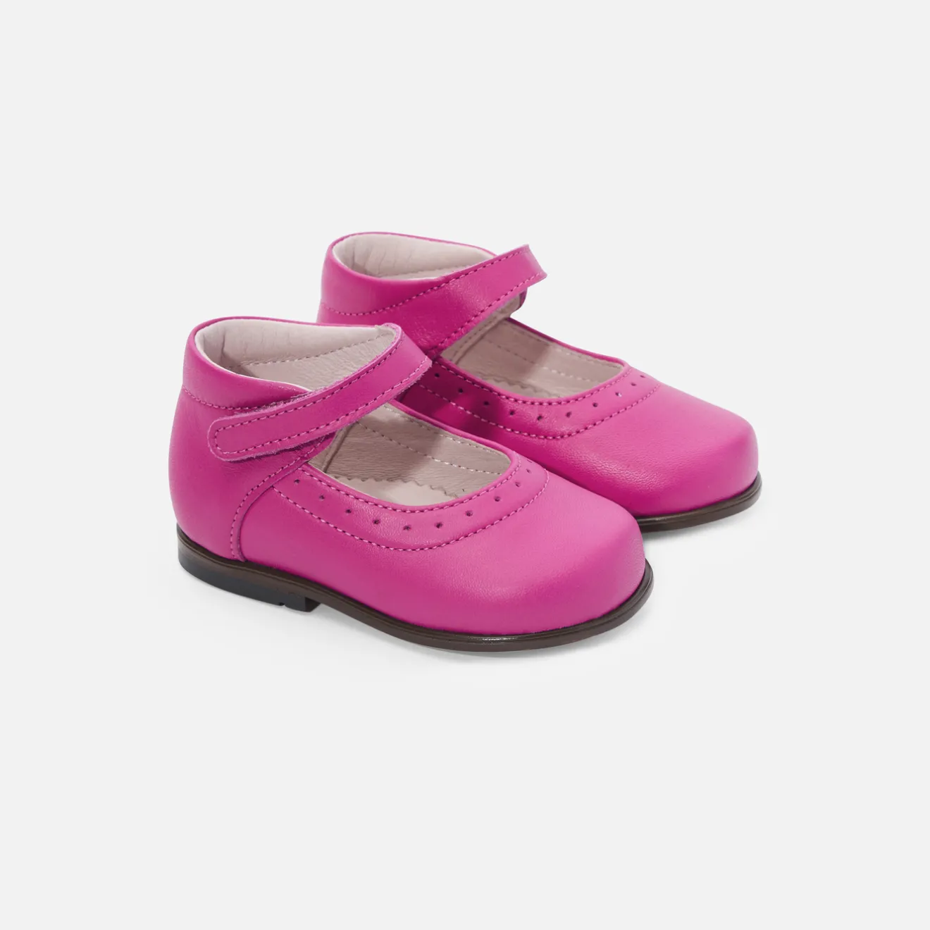 Jacadi Ballerinas & Riemchenschuhe|Schuhe>Riemchenschuhe für kleine Mädchen aus Lackleder ROSA