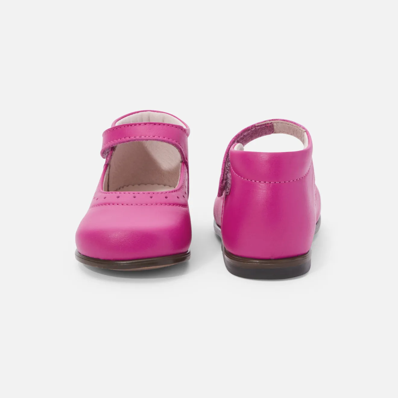 Jacadi Ballerinas & Riemchenschuhe|Schuhe>Riemchenschuhe für kleine Mädchen aus Lackleder ROSA