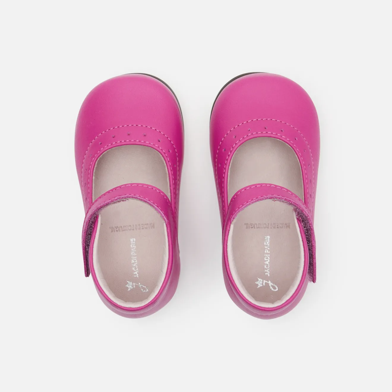 Jacadi Ballerinas & Riemchenschuhe|Schuhe>Riemchenschuhe für kleine Mädchen aus Lackleder ROSA