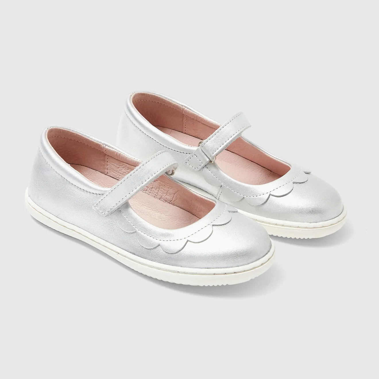 Jacadi Ballerinas & Riemchenschuhe>Riemchenschuhe für Mädchen SILBER