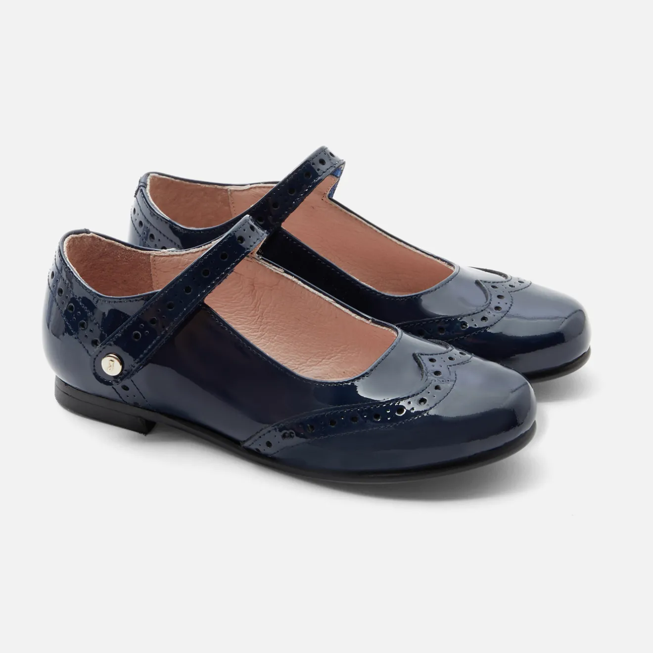 Jacadi Ballerinas & Riemchenschuhe>Riemchenschuhe für Mädchen aus Leder MARINEBLAU JACADI