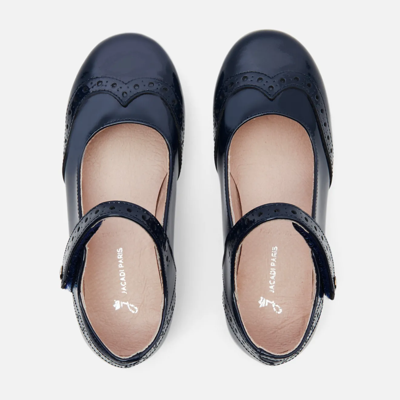 Jacadi Ballerinas & Riemchenschuhe>Riemchenschuhe für Mädchen aus Leder MARINEBLAU JACADI