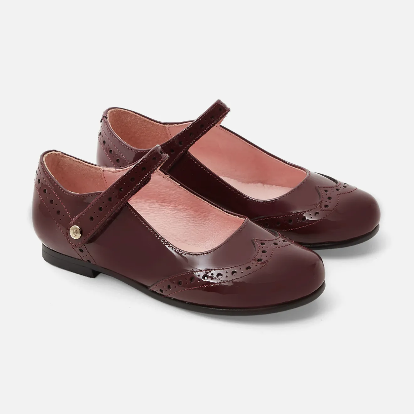 Jacadi Ballerinas & Riemchenschuhe>Riemchenschuhe für Mädchen aus Lackleder BORDEAUX