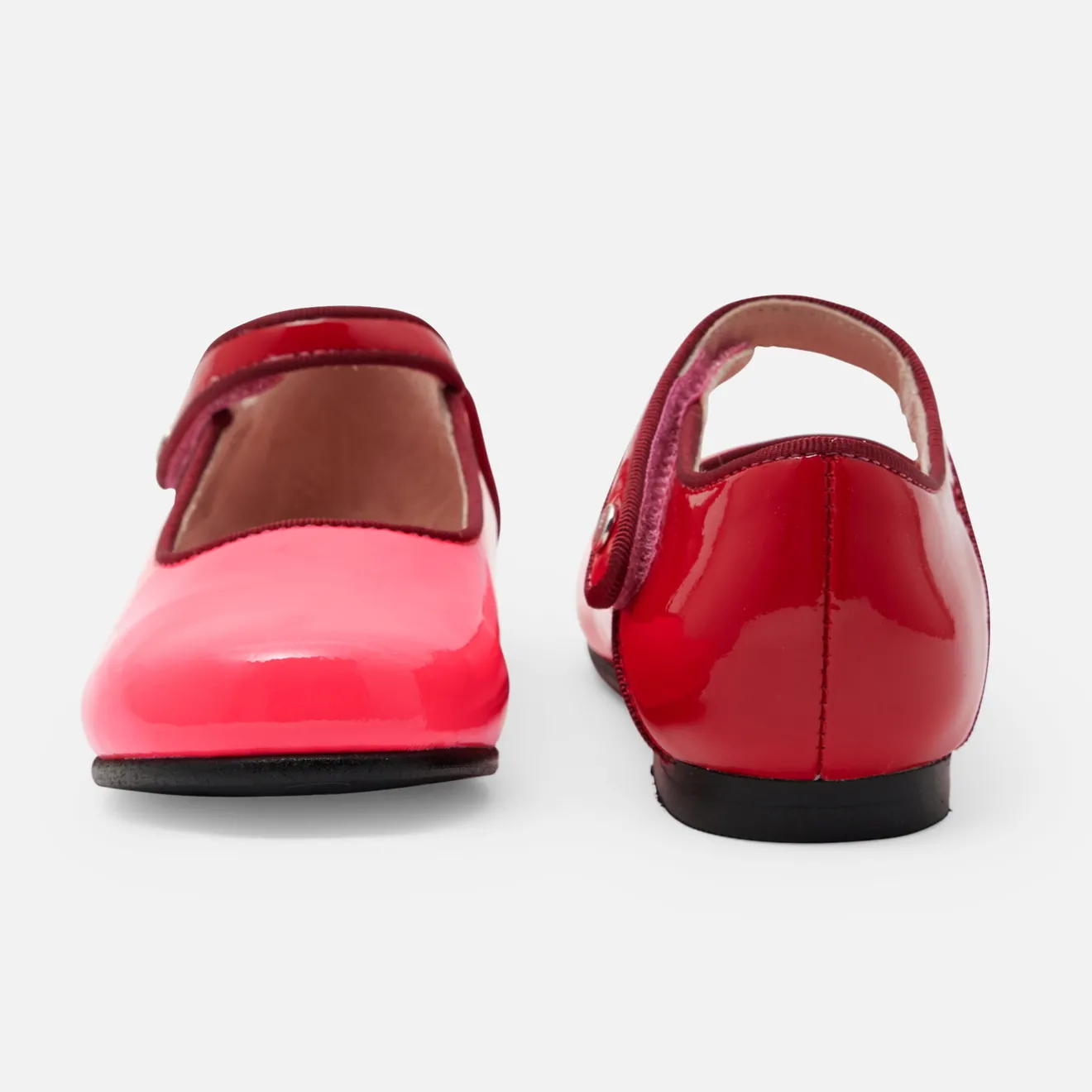 Jacadi Ballerinas & Riemchenschuhe>Riemchenschuhe für Mädchen aus Lackleder ROSA