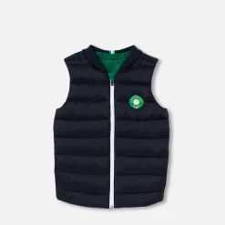 Jacadi Jacken & Mäntel>Ärmellose Steppjacke zum Wenden für Jungen MARINEBLAU/GRÜN